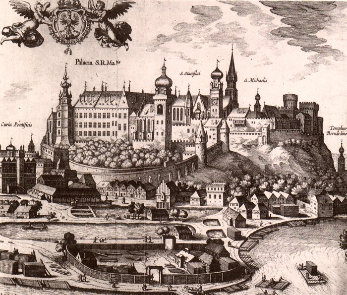 Wawel at the end 16th century